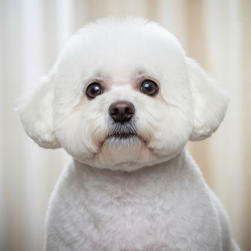 Beautifully groomed Bichon Frise